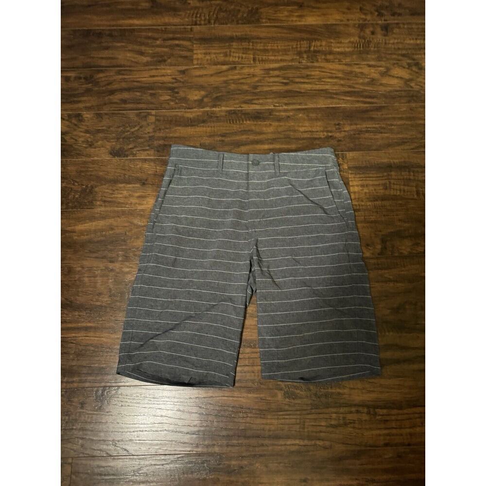 Goodfellow & Co Gray Striped Men’s Hybrid Shorts